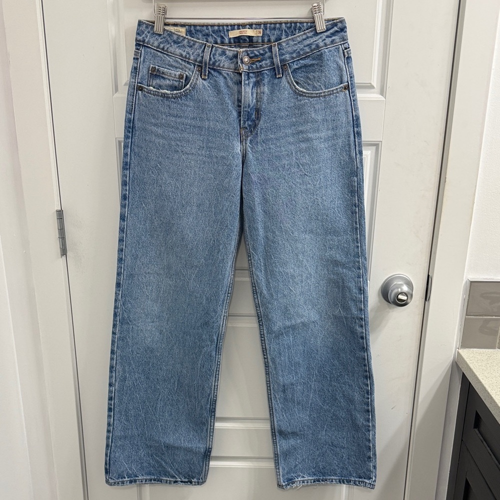Levi's Light Blue Straight Leg Jeans